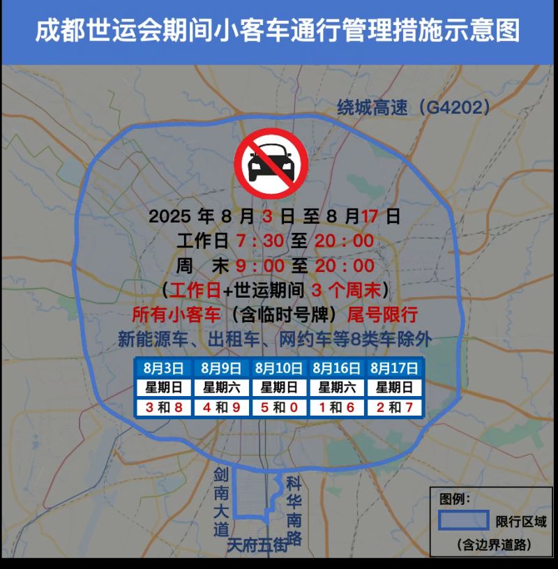 成都限行时间新规2020年7月20日（成都限行时间新规2020年7月20日是多少）