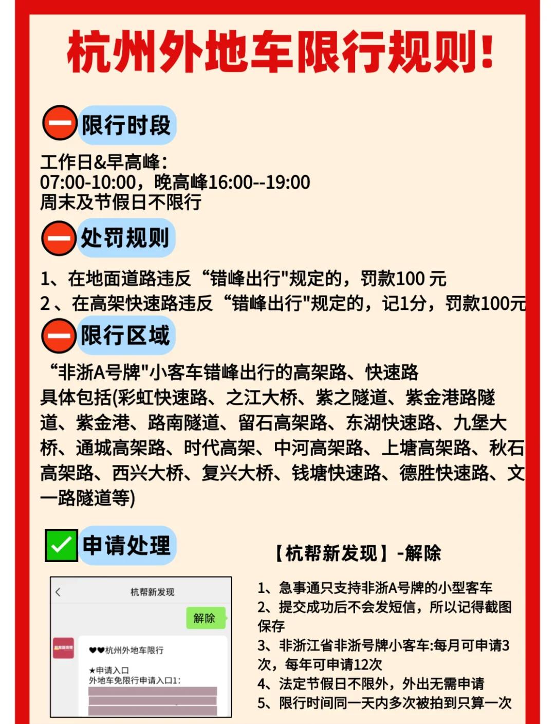 【杭州限行最新通知2023年,杭州市限行区域和限行时间2023】