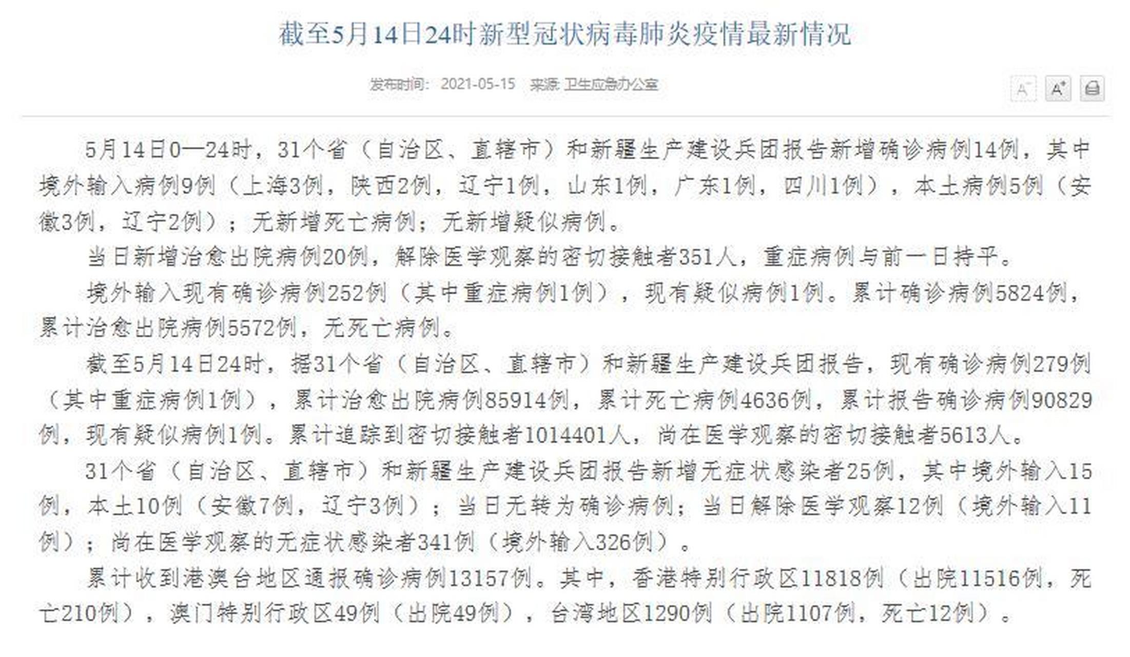 31省区市新增确诊10例含本土1例(31省区市新增确诊25例 本土15例) 31省区市新增确诊10例含本土1例(31省区市新增确诊25例 本土15例)