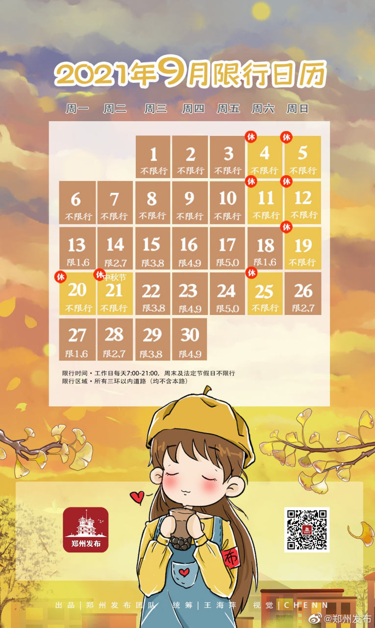 郑州限号2021最新限号12月的简单介绍 郑州限号2021最新限号12月的简单介绍